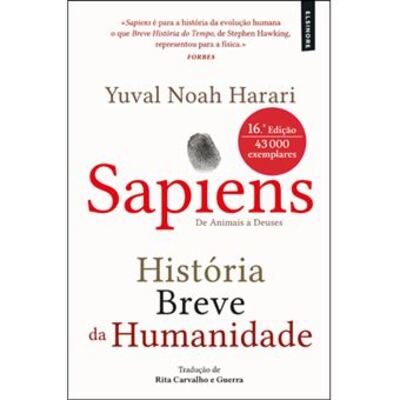 Sapiens: História Breve da Humanidade, de Yuval Noah Harari