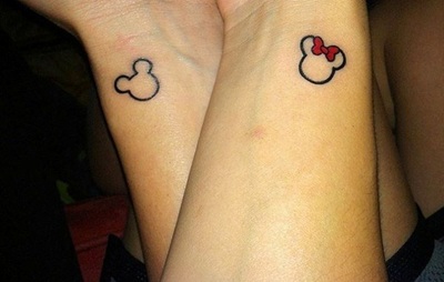 Tatuagens Casais Mickey Minnie