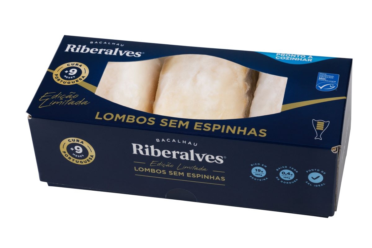 Chega ao mercado o primeiro Lombo de Bacalhau Riberalves sem Espinhas! 