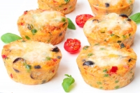 Egg Muffins de Legumes e Atum Sem Glúten