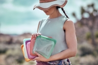 As bolsas de silicone Stasher são uma alternativa ao plástico, ecológica e saudável.