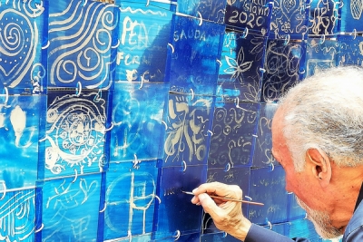 Vitral de azulejos construído por portugueses permanece no Consulado Geral de Portugal em Nova Iorque